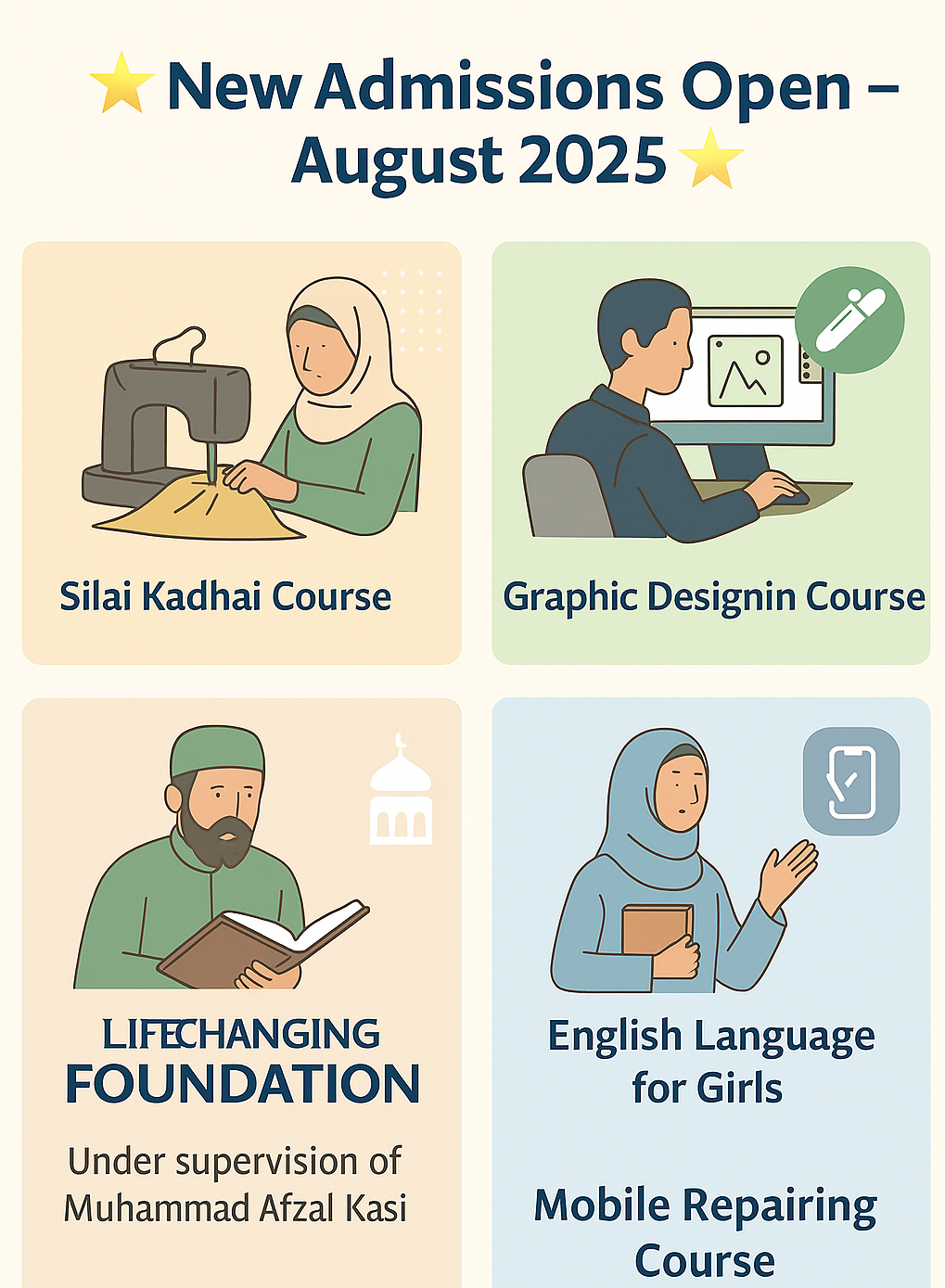 New Classes August 2025